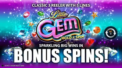 Little Gem Hold and Spin slot artwork