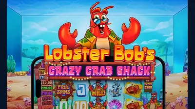Lobster Bob’s Crazy Crab Shack slot artwork
