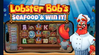 Lobster Bob’s Sea Food and Win It slot artwork