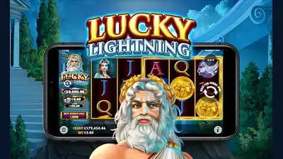 Lucky Lightning slot artwork