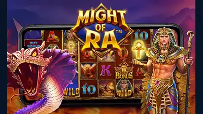Might of Ra slot artwork