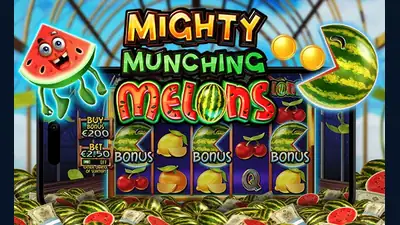 Mighty Munching Melons slot artwork