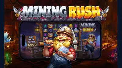 Mining Rush slot artwork