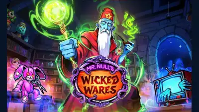Mr Null’s Wicked Wares slot artwork