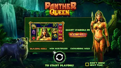 Panther Queen slot artwork