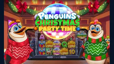 Penguins Christmas Party Time slot artwork