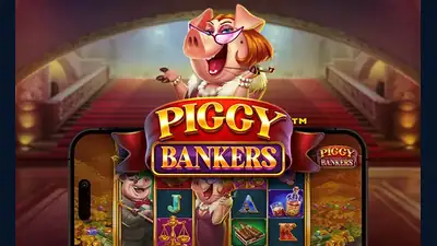 Piggy Bankers slot artwork