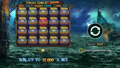 Pirate Gold Deluxe slot artwork