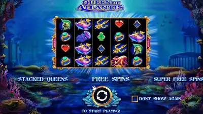 Queen of Atlantis slot artwork