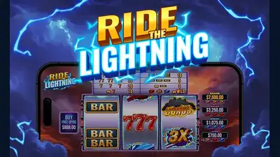 Ride The Lightning slot artwork
