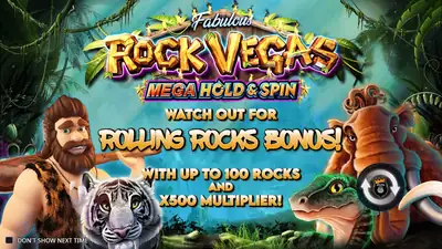 Rock Vegas Mega Hold & Spin slot artwork