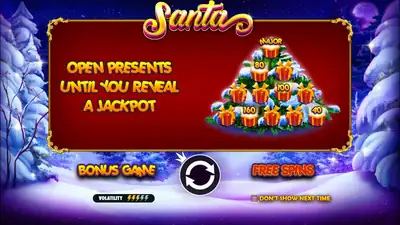 Santa slot artwork