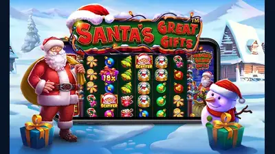 Santa’s Great Gifts slot artwork