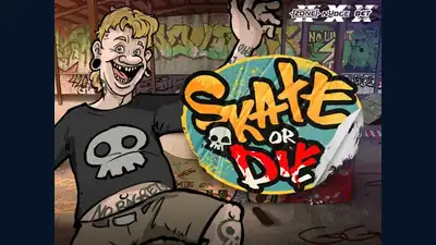Skate or Die slot artwork