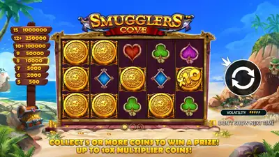 Smugglers Cove slot artwork