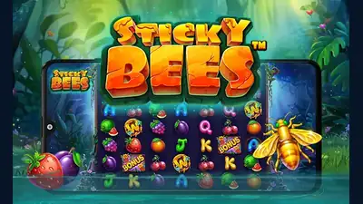 Sticky Bees slot artwork