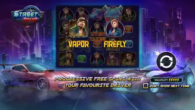 Street Racer slot artwork