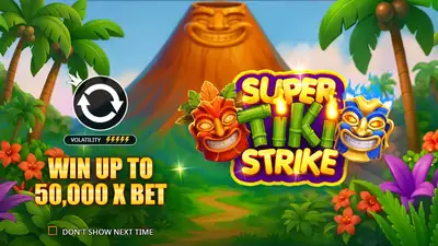 Super Tiki Strike slot artwork