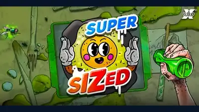Supersized slot artwork