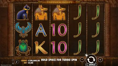 Tales of Egypt slot artwork