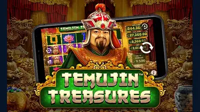 Temujin Treasures slot artwork