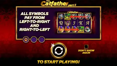 The Catfather II slot artwork