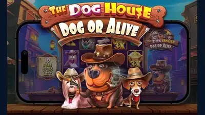 The Dog House – Dog or Alive slot artwork