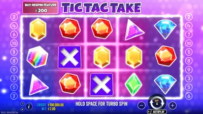 Tic Tac Take slot artwork