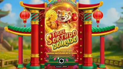Tigre Sortudo Dourado slot artwork