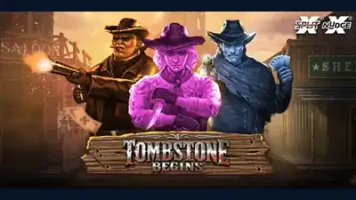 Tombstone Begins slot artwork