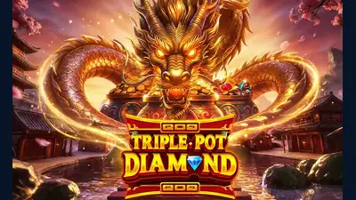 Triple Pot Diamond slot artwork