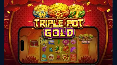 Triple Pot Gold slot artwork