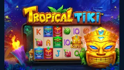 Tropical Tiki slot artwork