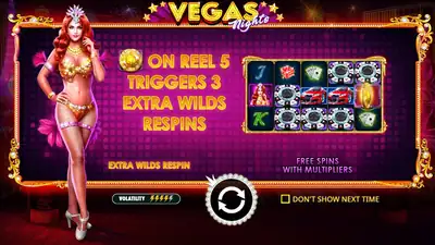 Vegas Nights slot artwork