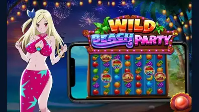 Wild Beach Party slot artwork