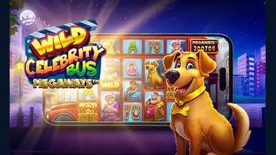 Wild Celebrity Bus Megaways™ slot artwork