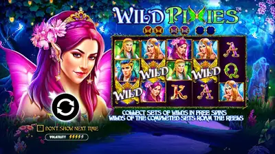 Wild Pixies slot artwork