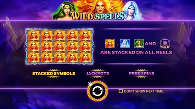Wild Spells slot artwork