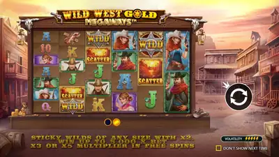 Wild West Gold Megaways™ slot artwork