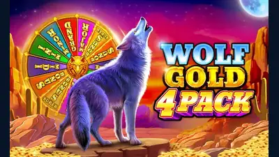 Wolf Gold 4 Pack slot artwork